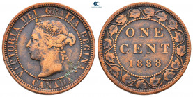Canada. Victoria  AD 1837-1901. 1 Cent CU