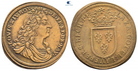 France. Louis XIV 'the Sun King' AD 1643-1715. Jeton CU