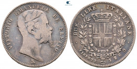 Italy. Regno d´Italia. Vittorio Emanuele Re Eletto AD 1859-1861. 2 Lira AR