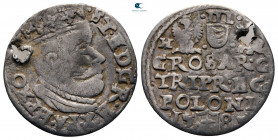 Poland. Stephan Batory AD 1576-1586. 3 Groschen AR