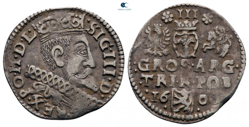 Poland. Bydgoszcz (Bromberg). Sigismund III Vasa AD 1587-1632.
3 Groschen AR
...