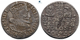 Poland. Malbork (Marienburg). Sigismund III Vasa AD 1587-1632. 3 Groschen AR