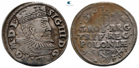 Poland. Olkusz. Sigismund III Vasa AD 1587-1632. 3 Groschen AR