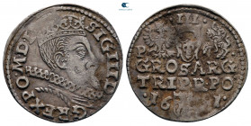 Poland. Poznan (Posen). Sigismund III Vasa AD 1587-1632. 3 Groschen AR
