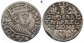 Poland. Poznan (Posen). Sigismund III Vasa AD 1587-1632. 3 Groschen AR