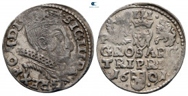 Poland. Poznan (Posen). Sigismund III Vasa AD 1587-1632. 3 Groschen AR