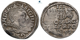 Poland. Poznan (Posen). Sigismund III Vasa AD 1587-1632. 3 Groschen AR