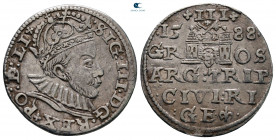 Poland. Riga. Sigismund III Vasa AD 1587-1632. 3 Groschen AR