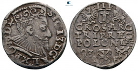 Poland. Riga. Sigismund III Vasa AD 1587-1632. 3 Groschen AR