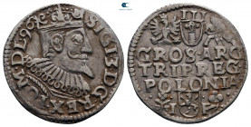 Poland. Wschowa. Sigismund III Vasa AD 1587-1632. 3 Groschen AR