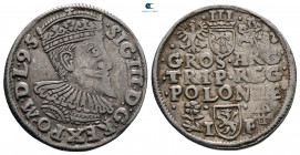 Poland. Wschowa. Sigismund III Vasa AD 1587-1632. 3 Groschen AR