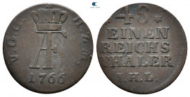 Sweden.  AD 1776. 1/46 Thaler CU
