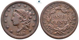 USA.  AD 1838. 1 Cent CU