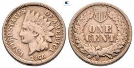 USA.  AD 1860. 1 Cent CU