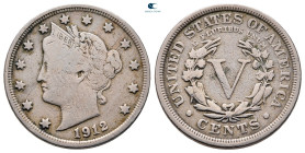 USA.  AD 1912. 5 Cents