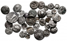 Lot of ca. 35 greek silver coins / SOLD AS SEEN, NO RETURN!nearly very fine