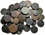 Lot of ca. 47 roman provincial bronze coins / SOLD AS SEEN, NO RETURN!fine