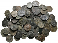 Lot of ca. 94 roman bronze coins / SOLD AS SEEN, NO RETURN!very fine