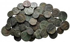 Lot of ca. 64 roman bronze coins / SOLD AS SEEN, NO RETURN!very fine