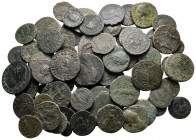Lot of ca. 80 roman bronze coins / SOLD AS SEEN, NO RETURN!very fine