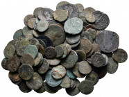 Lot of ca. 137 roman bronze coins / SOLD AS SEEN, NO RETURN!fine