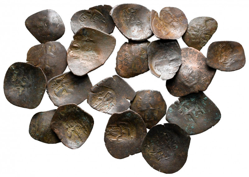 Lot of ca. 20 byzantine scyphate coins / SOLD AS SEEN, NO RETURN! 

very fine