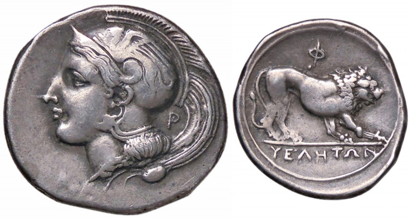 WAHRGRECHE - LUCANIA - Velia - Nomos Mont. 2935; S. Ans. 1292 (AG g. 7,58) Ex as...
