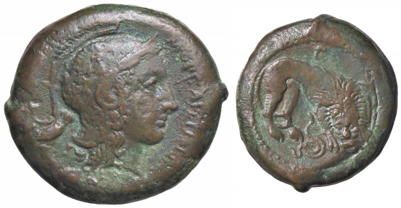 WAHRGRECHE - SICILIA - Morgantina - AE 26 Mont. 4505; S. Cop. 474 (AE g. 19,39) ...