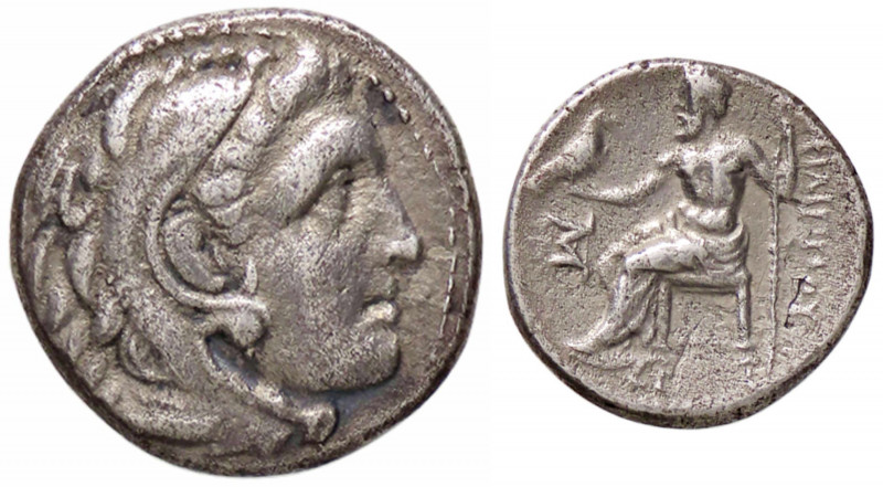 WAHRGRECHE - RE DI MACEDONIA - Alessandro III (336-323 a.C.) - Dracma Sear 6731 ...