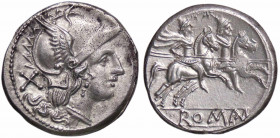 WAHRROMANE REPUBBLICANE - ANONIME - Monete senza simboli (dopo 211 a.C.) - Denario B. 2; Cr. 44/5 (AG g. 4,57)
 

SPL/SPL+