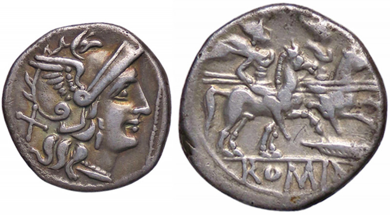 WAHRROMANE REPUBBLICANE - ANONIME - Monete senza simboli (dopo 211 a.C.) - Denar...