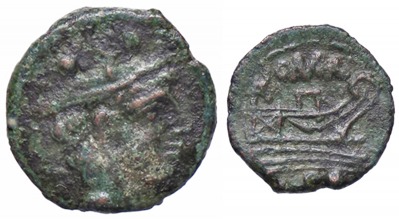 WAHRROMANE REPUBBLICANE - ANONIME - Monete senza simboli (dopo 211 a.C.) - Semun...