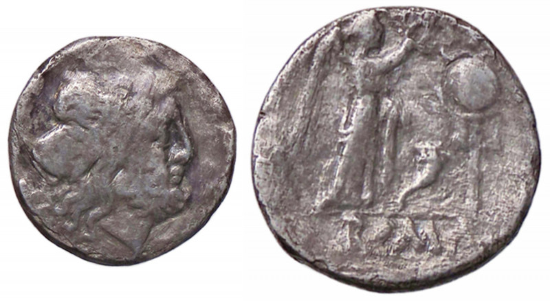 WAHRROMANE REPUBBLICANE - ANONIME - Monete con simboli o monogrammi (211-170 a.C...