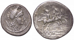 WAHRROMANE REPUBBLICANE - ANONIME - Monete con simboli o monogrammi (211-170 a.C.) - Quinario (Luceria) Cr. 98/A3 (AG g. 1,88)
 

qBB
