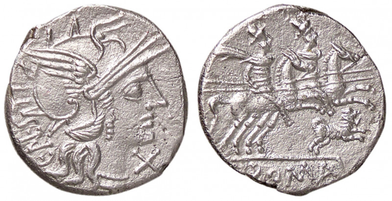 WAHRROMANE REPUBBLICANE - ANTESTIA - C. Antestius Labeo (146 a.C.) - Denario B. ...