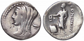 WAHRROMANE REPUBBLICANE - CASSIA - L. Cassius Longinus (63 a.C.) - Denario B. 10; Cr. 413/1 (AG g. 3,63)
 

meglio di MB