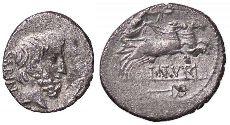 WAHRROMANE REPUBBLICANE - TITURIA - L. Titurius L. f. Sabinus (89 a.C.) - Denari...