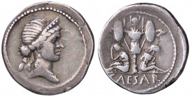 WAHRROMANE IMPERIALI - Giulio Cesare († 44 a.C.) - Denario B. 11; Cr. 468/1 (AG g. 3,72)
 

BB