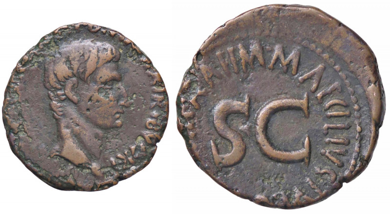 WAHRROMANE IMPERIALI - Augusto (27 a.C.-14 d.C.) - Asse C. 448 (AE g. 11,4) Poro...