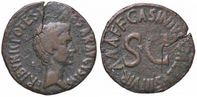 WAHRROMANE IMPERIALI - Augusto (27 a.C.-14 d.C.) - Asse C. 369 (AE g. 11,14) Frattura di conio
 Frattura di conio

meglio di MB