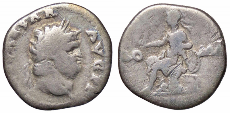 WAHRROMANE IMPERIALI - Nerone (54-68) - Denario C. 259 (AG g. 3,07)ROMA nel camp...