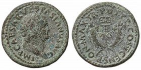 WAHRROMANE IMPERIALI - Vespasiano (69-79) - Asse C. 379; RIC 798a (AE g. 14,43)
 

BB/qSPL