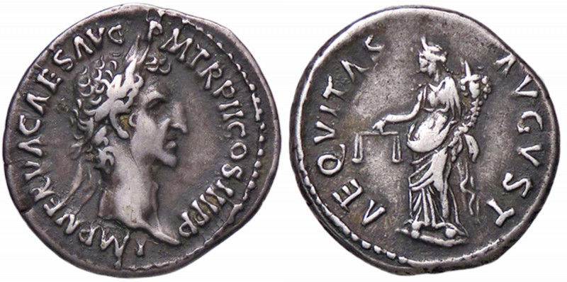 WAHRROMANE IMPERIALI - Nerva (96-98) - Denario C. 6; RIC 13 (AG g. 3,37)
 

B...