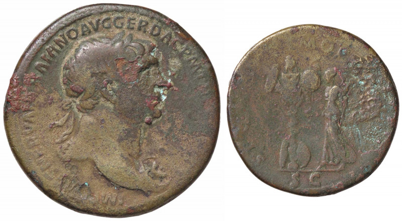 WAHRROMANE IMPERIALI - Traiano (98-117) - Sesterzio C. 444 (AE g. 26,36)
 

M...