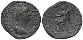 WAHRROMANE IMPERIALI - Faustina I (moglie di A. Pio) - Sesterzio C. 15; RIC 1103a (AE g. 23,63)
 

qSPL