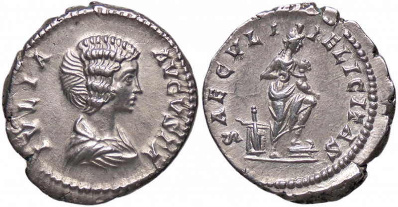 WAHRROMANE IMPERIALI - Giulia Domna (moglie di S. Severo) - Denario C. 174; RIC ...