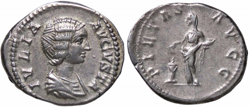 WAHRROMANE IMPERIALI - Giulia Domna (moglie di S. Severo) - Denario C. 150; RIC ...