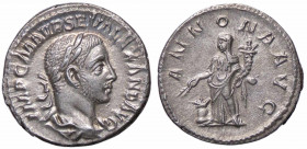 WAHRROMANE IMPERIALI - Alessandro Severo (222-235) - Denario C. 1; RIC 184 (AG g. 2,77)
 

SPL