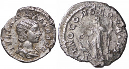 WAHRROMANE IMPERIALI - Giulia Mamea (madre di A. Severo) - Denario C. 35; RIC 343 (AG g. 1,79)
 

BB+