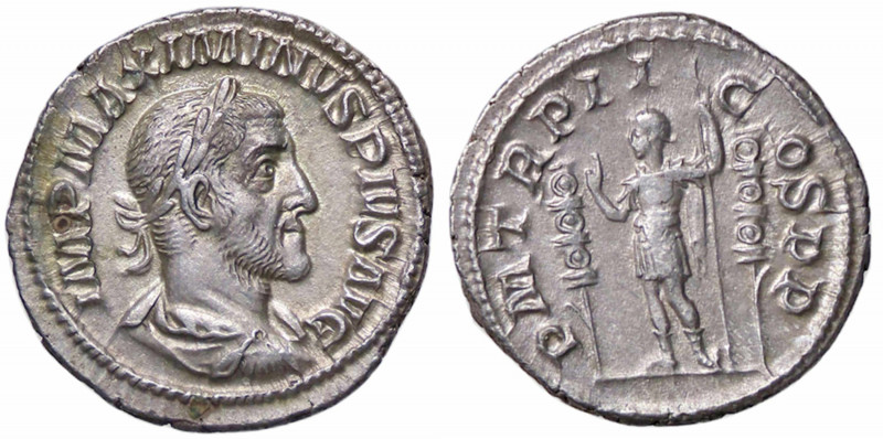 WAHRROMANE IMPERIALI - Massimino I (235-238) - Denario C. 55; RIC 3 (AG g. 3,11)...